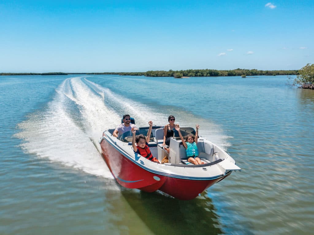 Bayliner M19 running