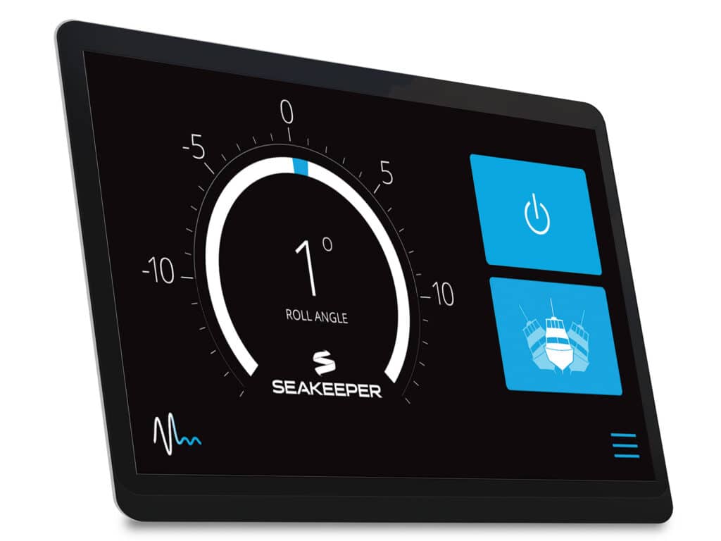 Seakeeper touchscreen display
