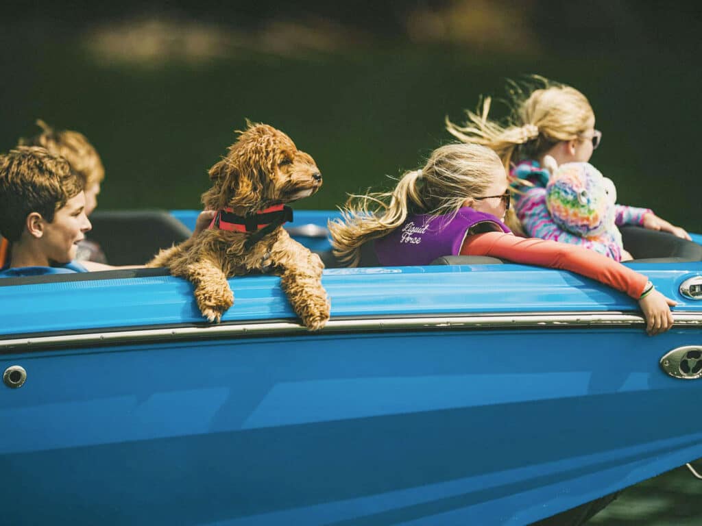 Crew in the bow