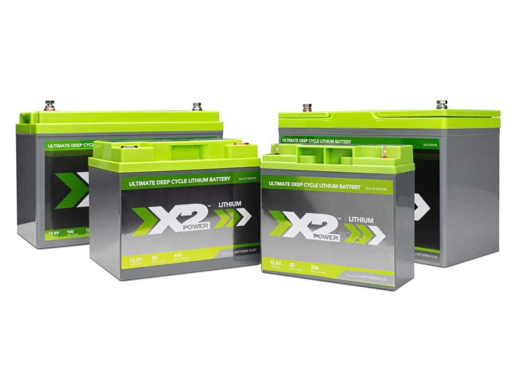 X2Power Lithium Batteries With Bluetooth