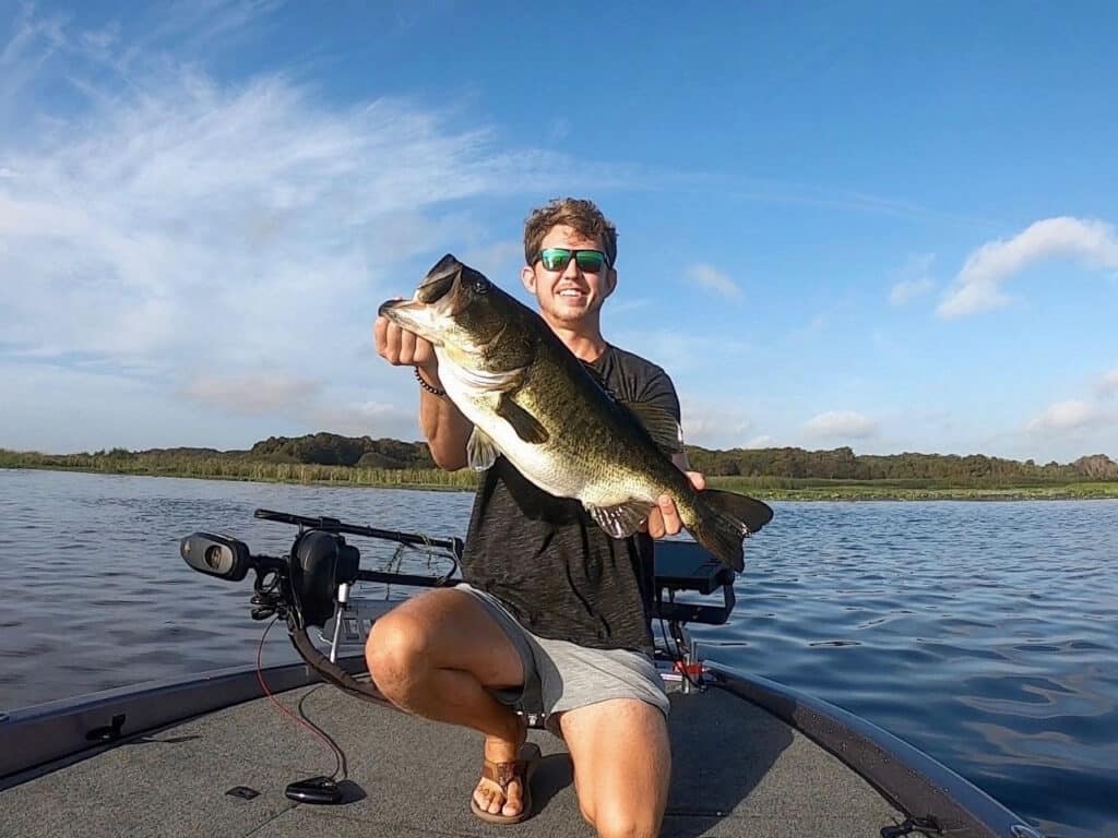 Large bass caught in Orlando