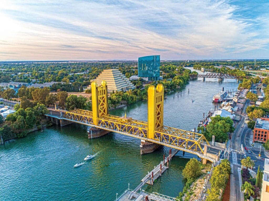 Sacramento fishing in the city