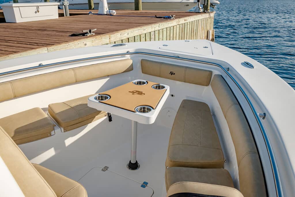 Sea Pro 259 bow seating