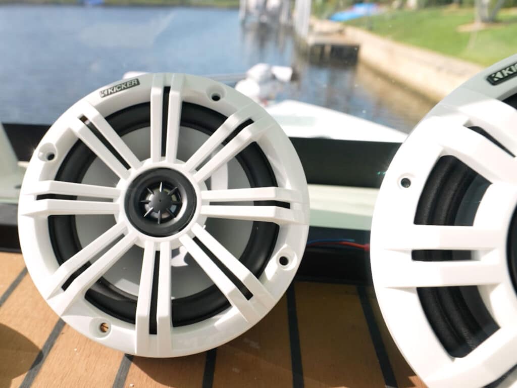 KICKER Marine boat speakers