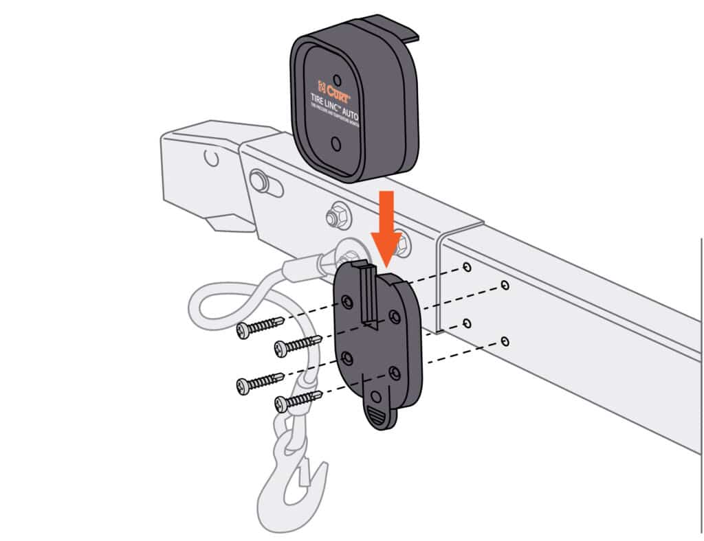 Installing the tire monitor repeater