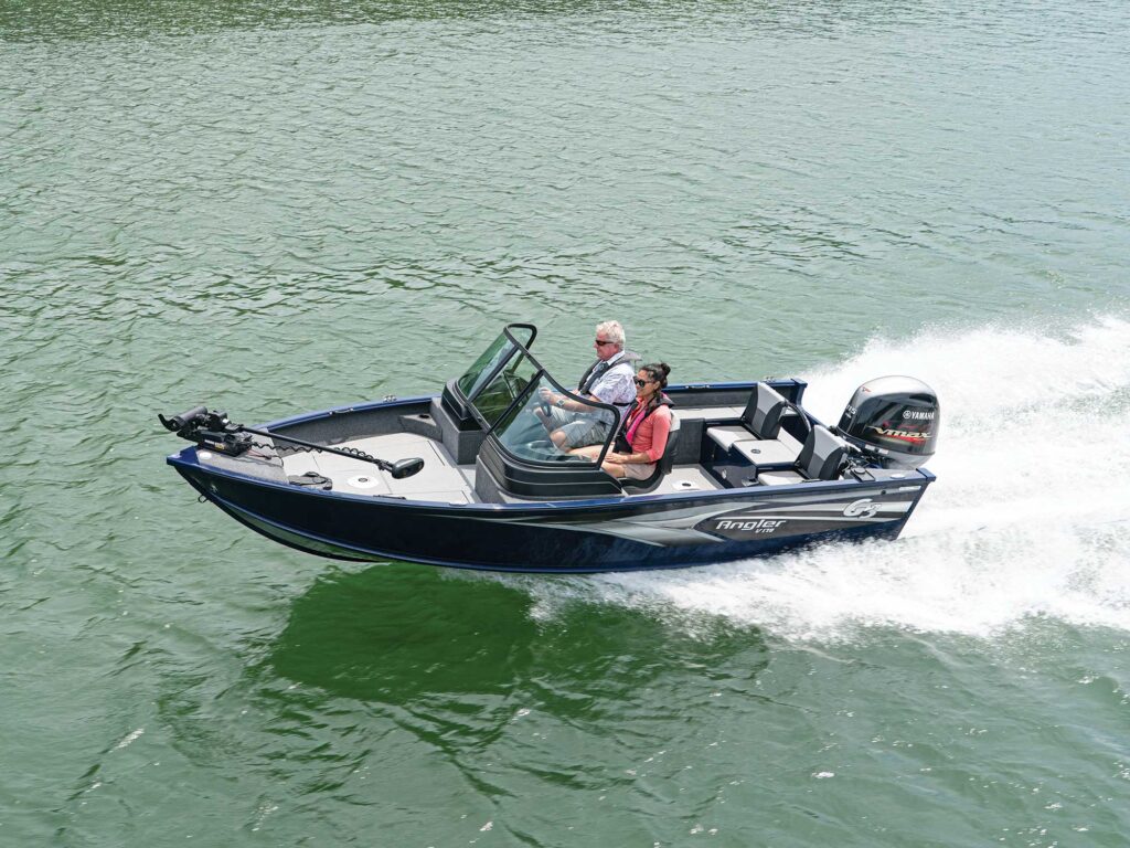 G3 Boats Angler V178 F cruising to the fishing grounds