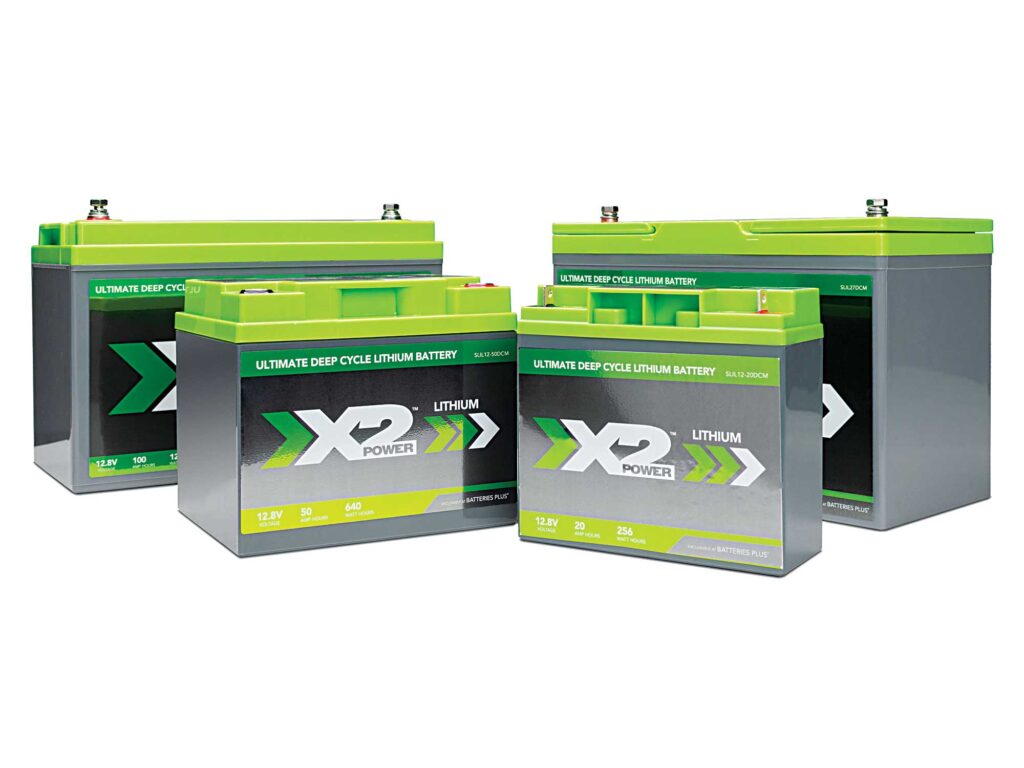 X2Power marine lithium batteries