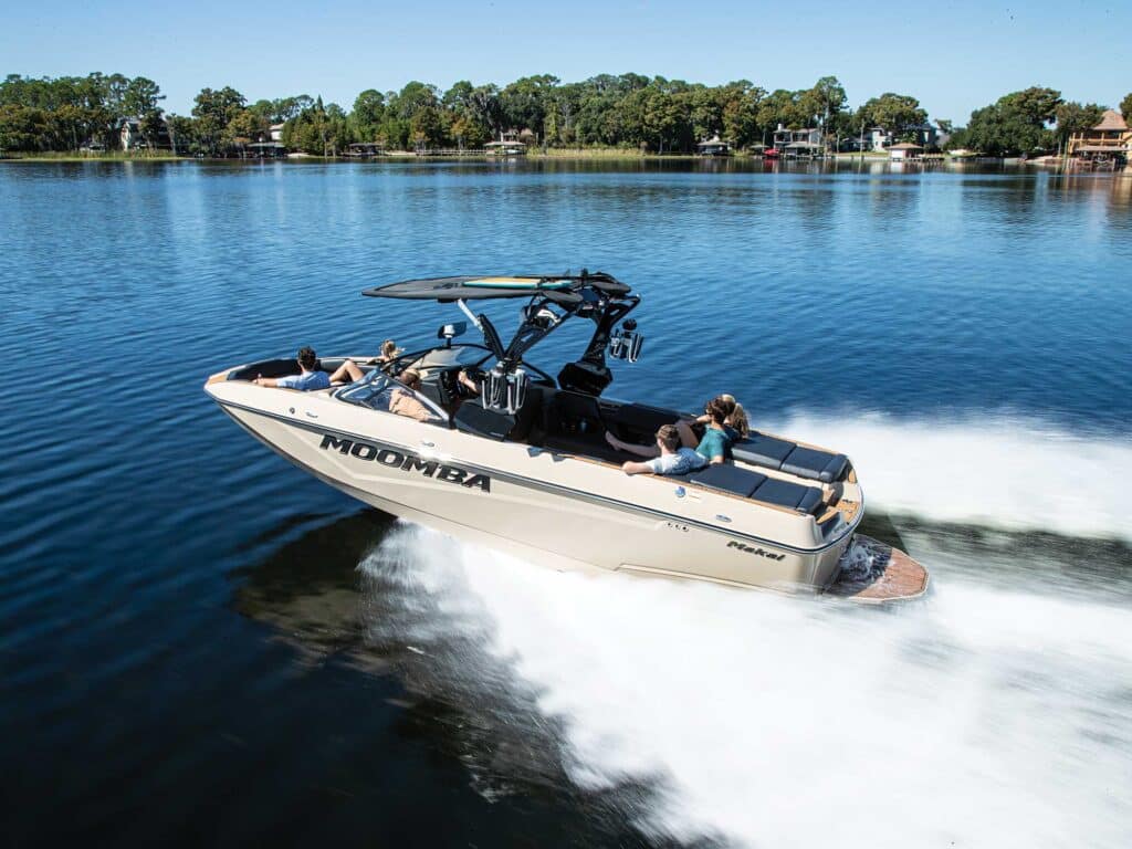 Moomba Makai on a lake