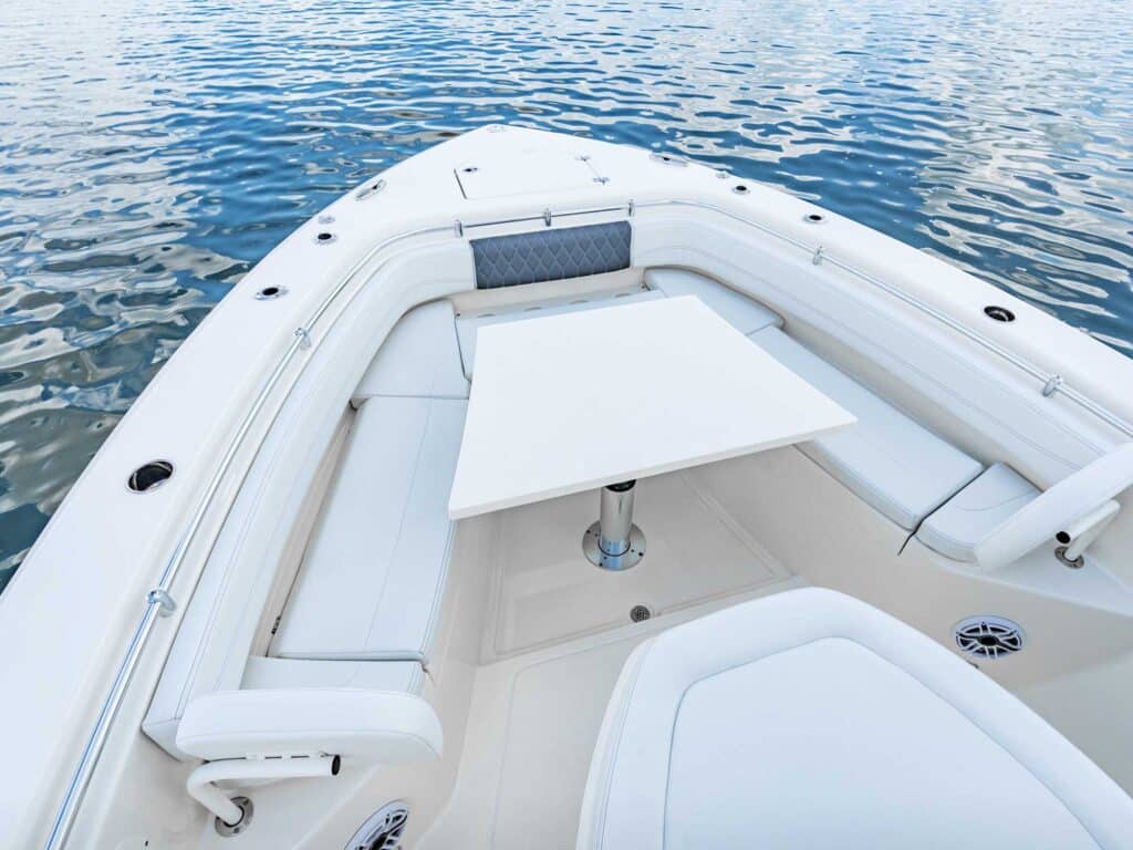 Cobia 350 CC bow seating