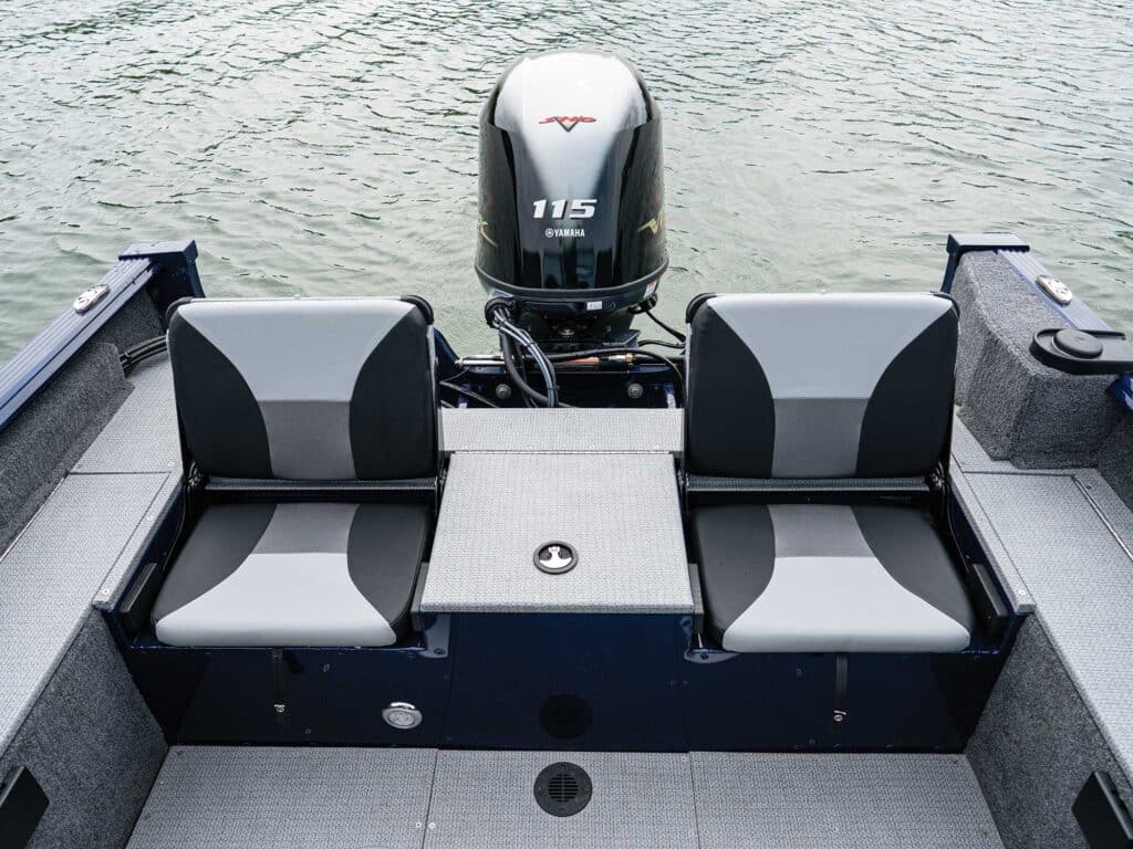 G3 Boats Angler V178 F aft seating