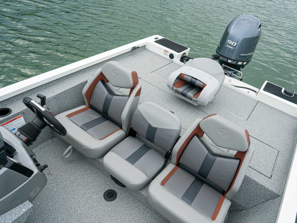 G3 Boats Sportsman 1710 PFX aft seating