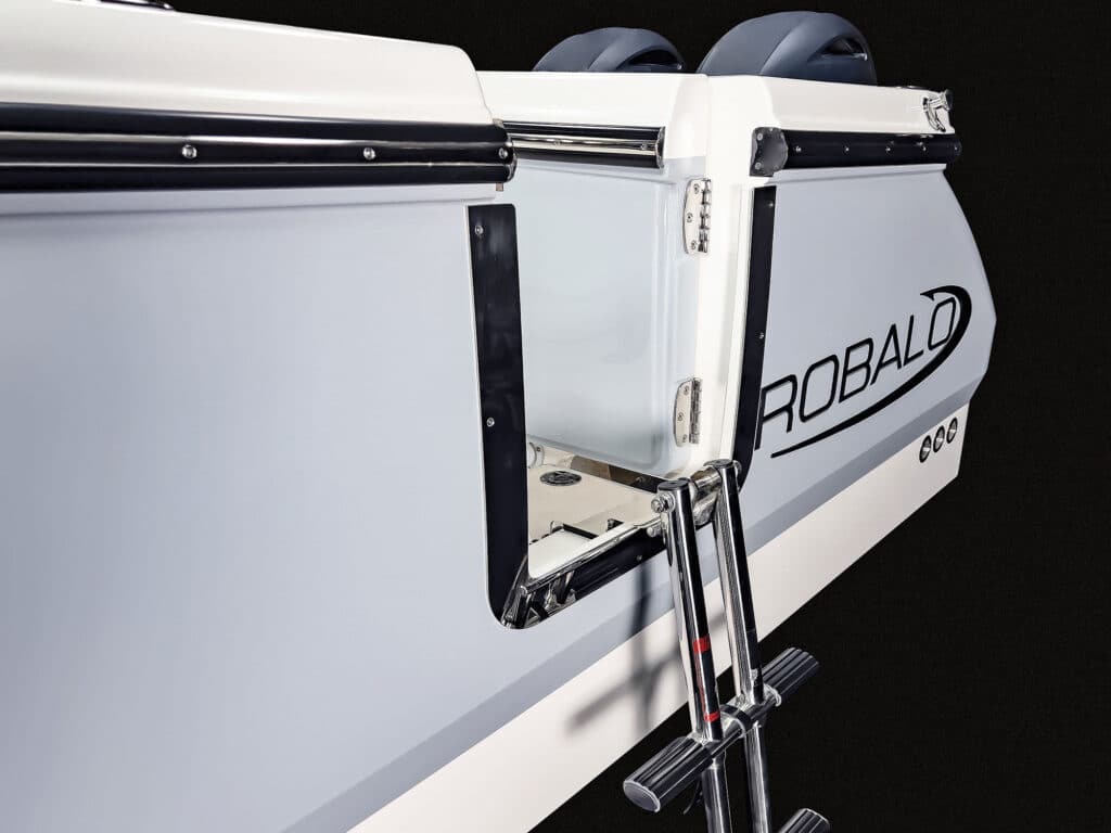 Robalo R250 boarding ladder