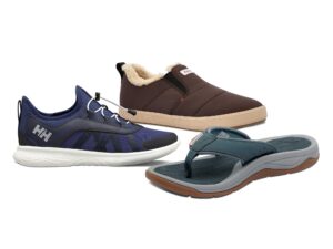 Three pairs of boat shoes for summer