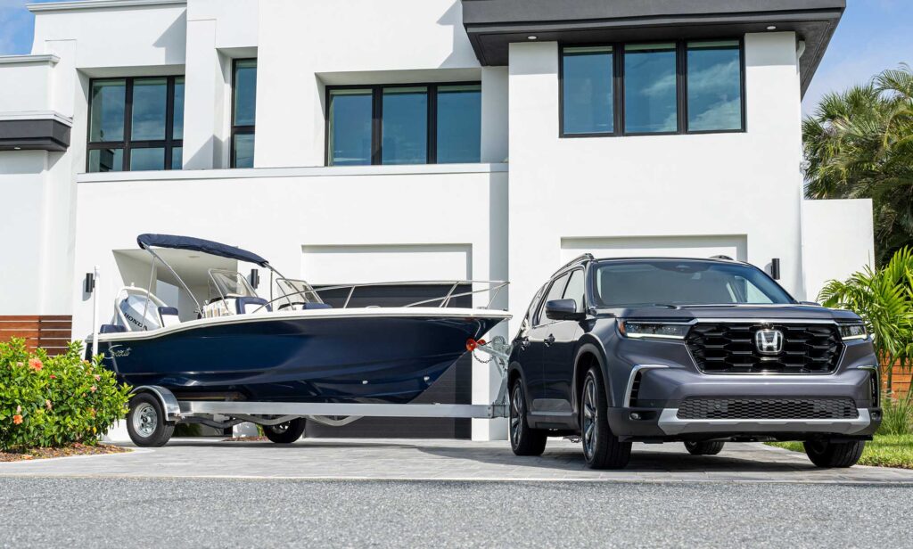 Seabrook boat on the trailer