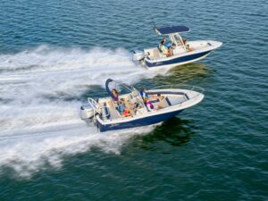 Seabrook boats out on the water