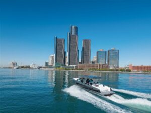 Boating near Detroit
