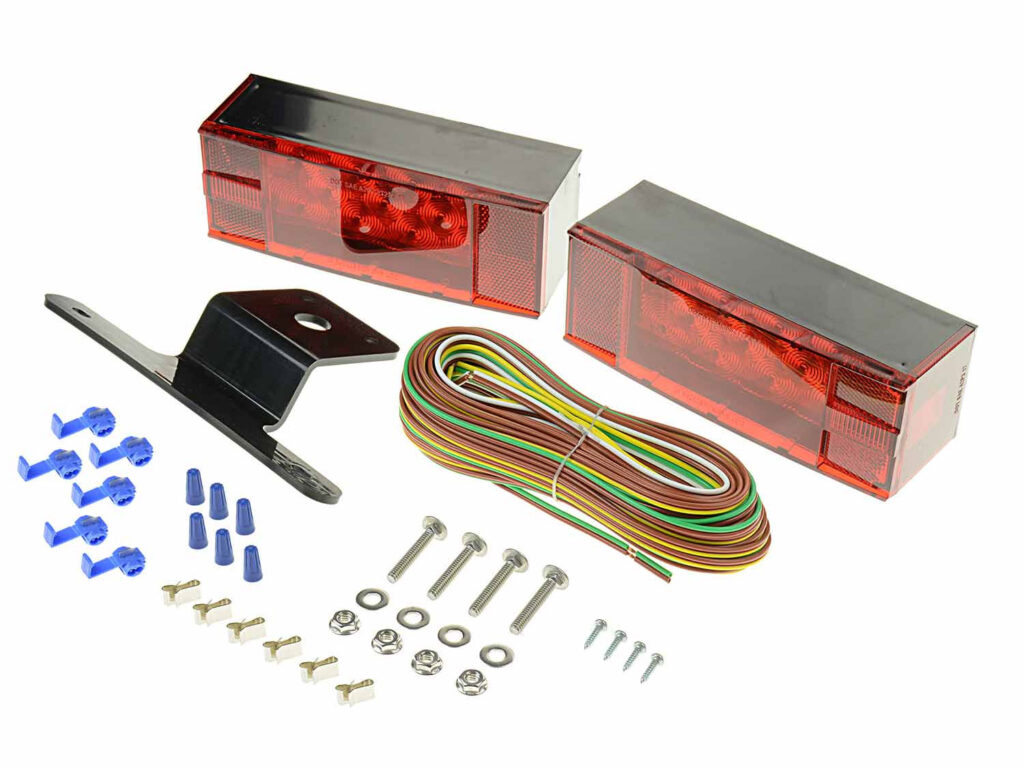 Sea Volt LED Low Profile Rectangle Trailer Light Kit
