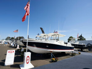 Boat for sale at a dealership