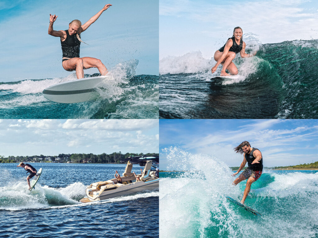 Wake surfing versus ocean surfing
