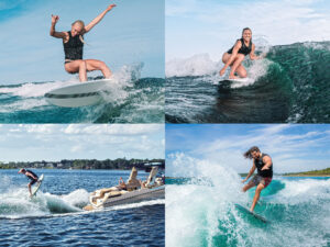 Wake surfing versus ocean surfing