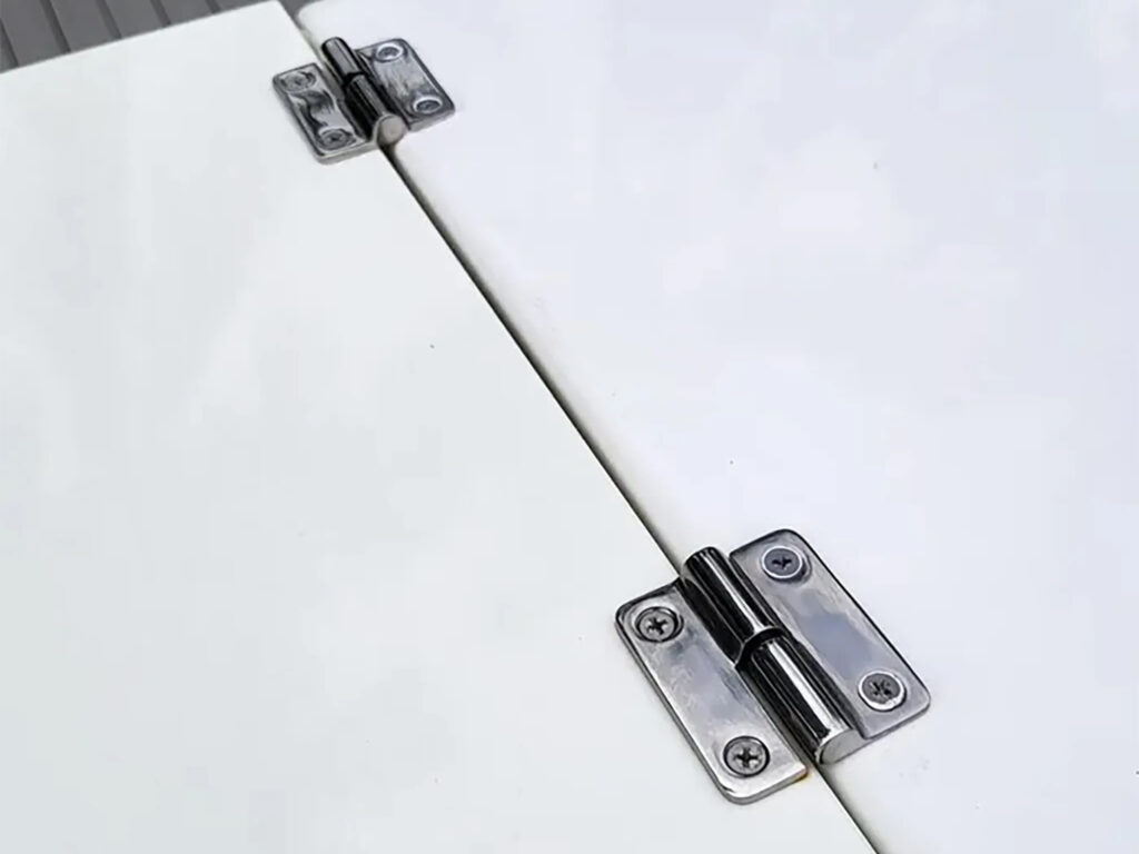 Boat Outfitters hatch hinge