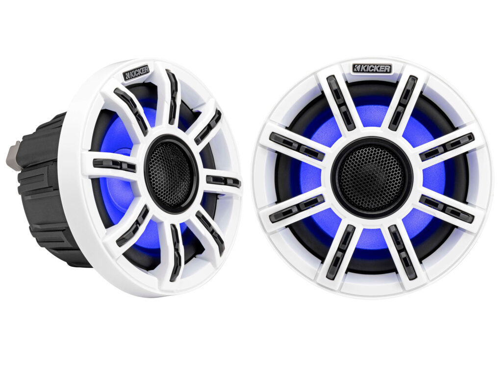 Kicker Marine MSC 6.5” 4Ω LED Coaxial System