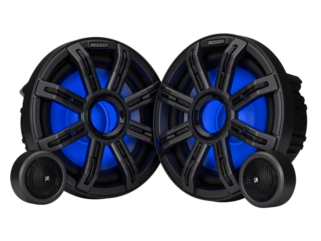 Kicker Marine MSS 8” 4Ω LED Component System