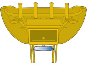 Installing a tow-sports mirror on a center console
