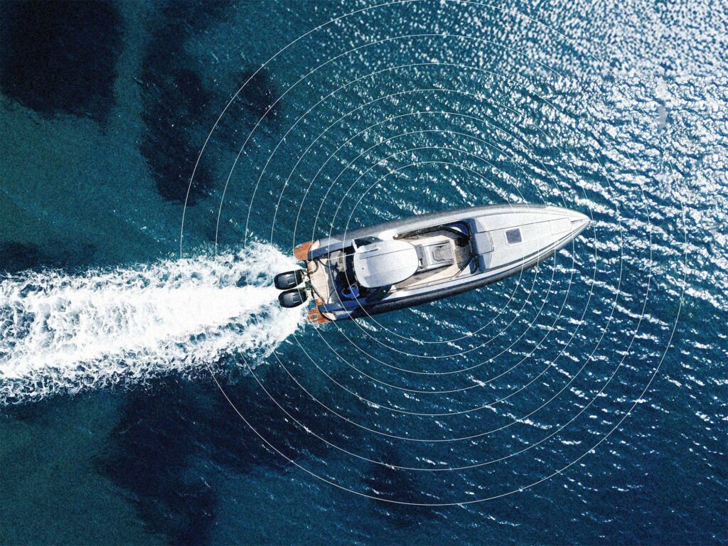 Boat with cell-phone connectivity