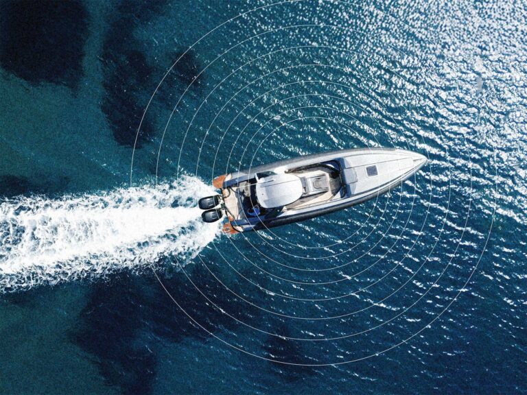 Boat with cell-phone connectivity