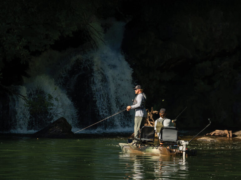 Bonafide XTR130 with anglers fishing