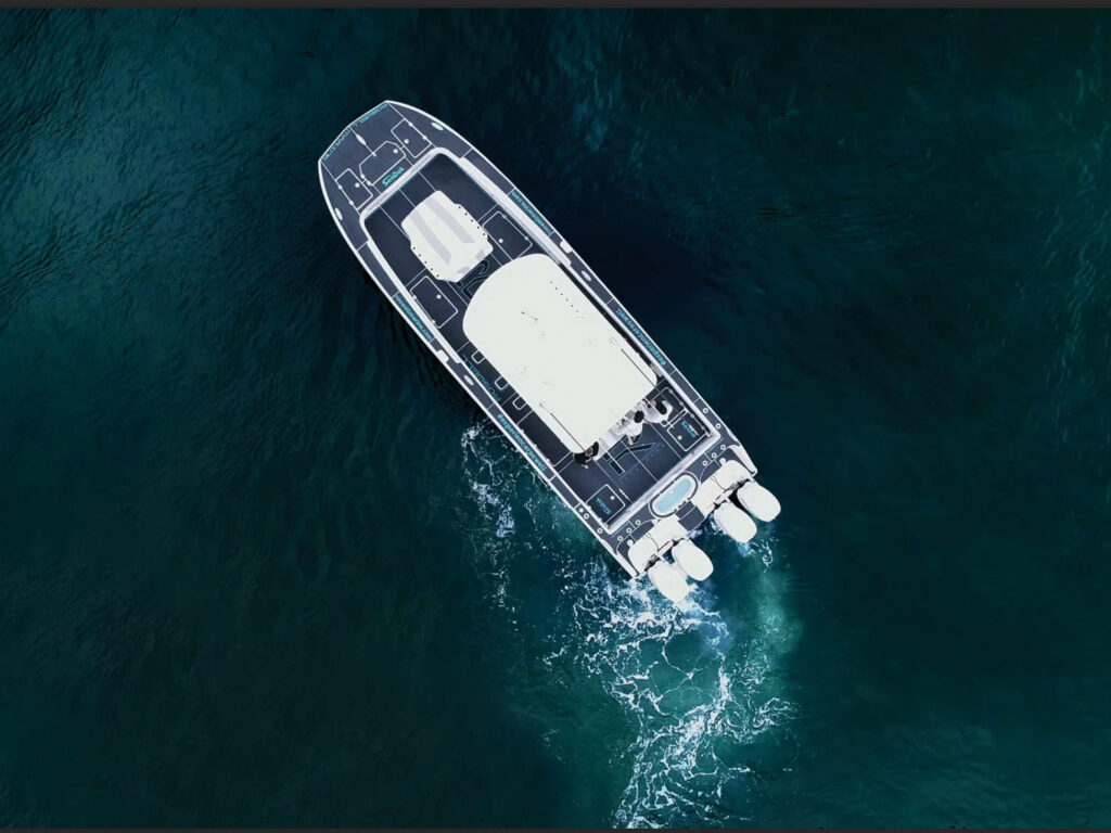 SeaDek flooring on a boat
