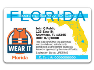 Florida Boating Safety Education ID card
