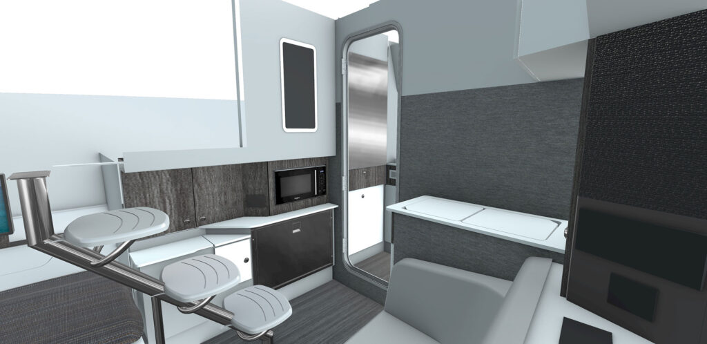 Formula 360 CBR galley