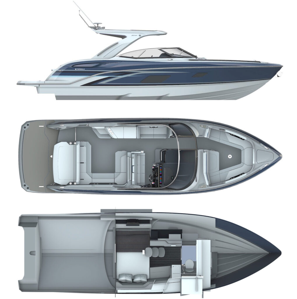 Formula 360 CBR deckplan