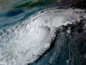 Hurricane Milton approaching Florida