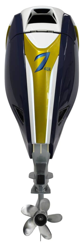 Seven Marine 627 Outboard Rear View of Cowl