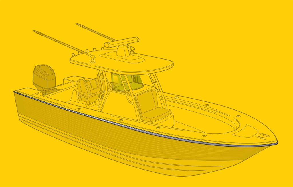 Installing a new rub rail on a boat