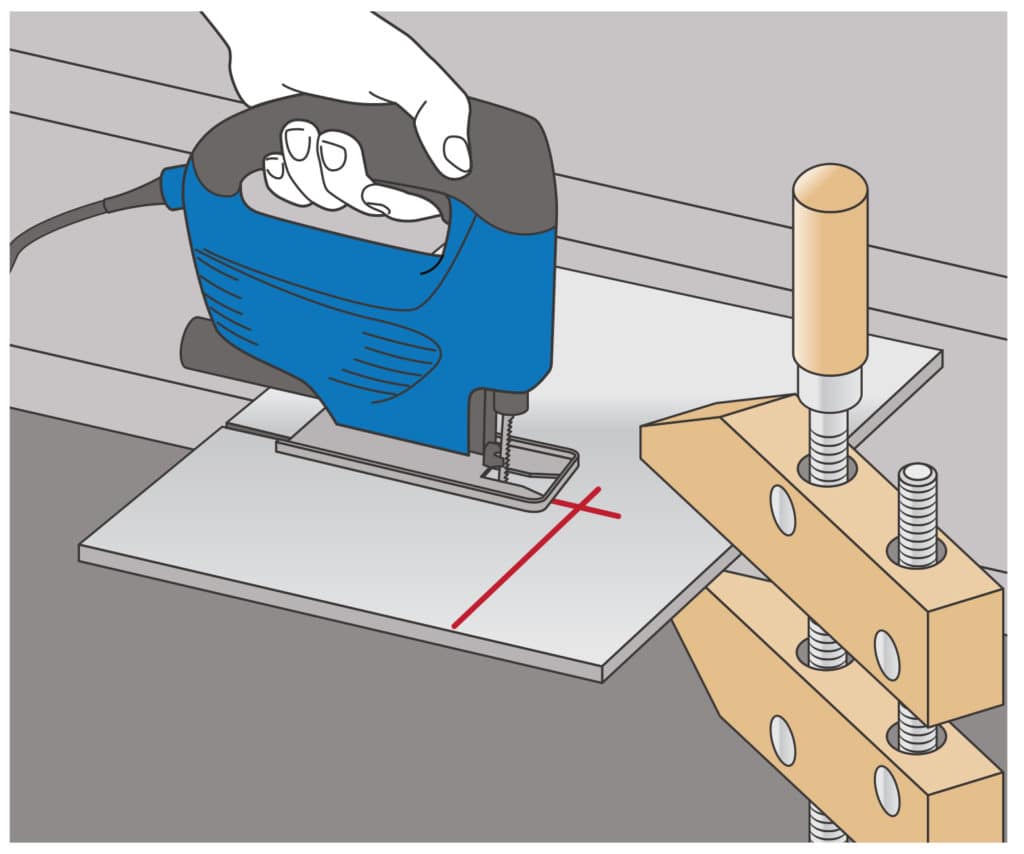 Making a backing plate