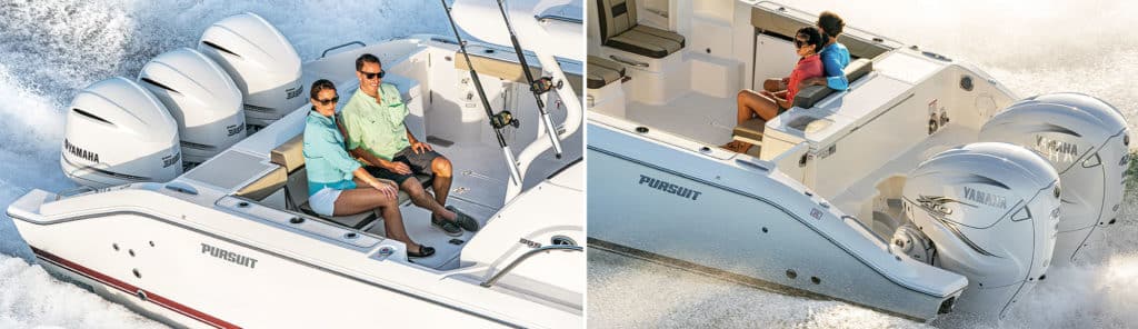 Comparing twin and triple outboards