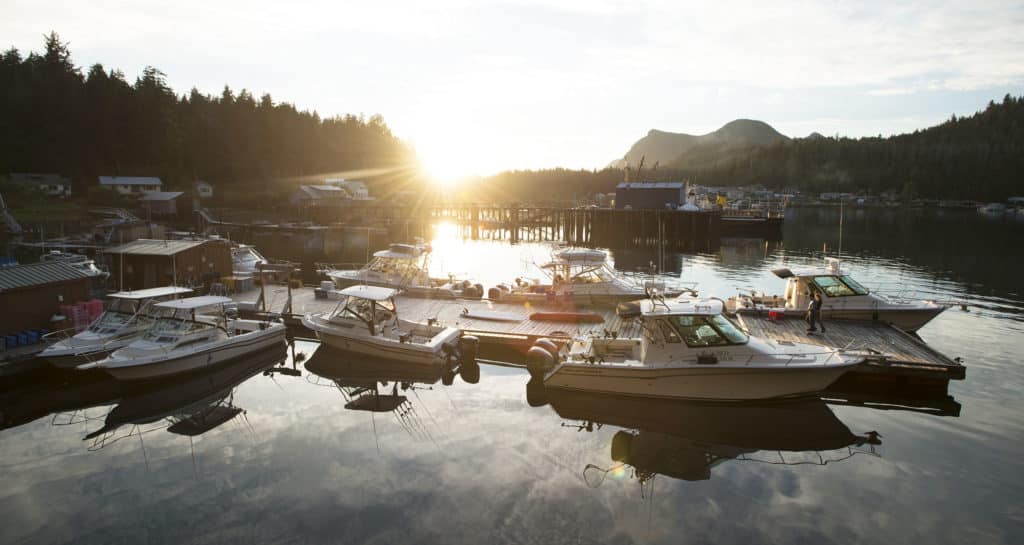 Evening at Kyuquot Island