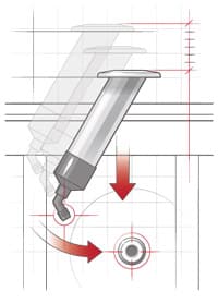 Choosing drain location