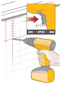Drilling drain hole
