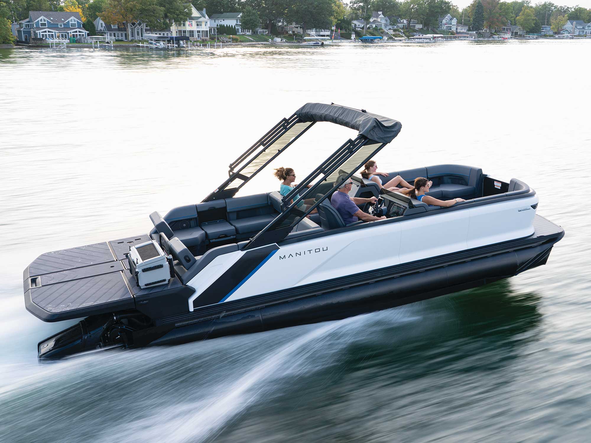 2024 Manitou Explore 24 MAX Boating Mag