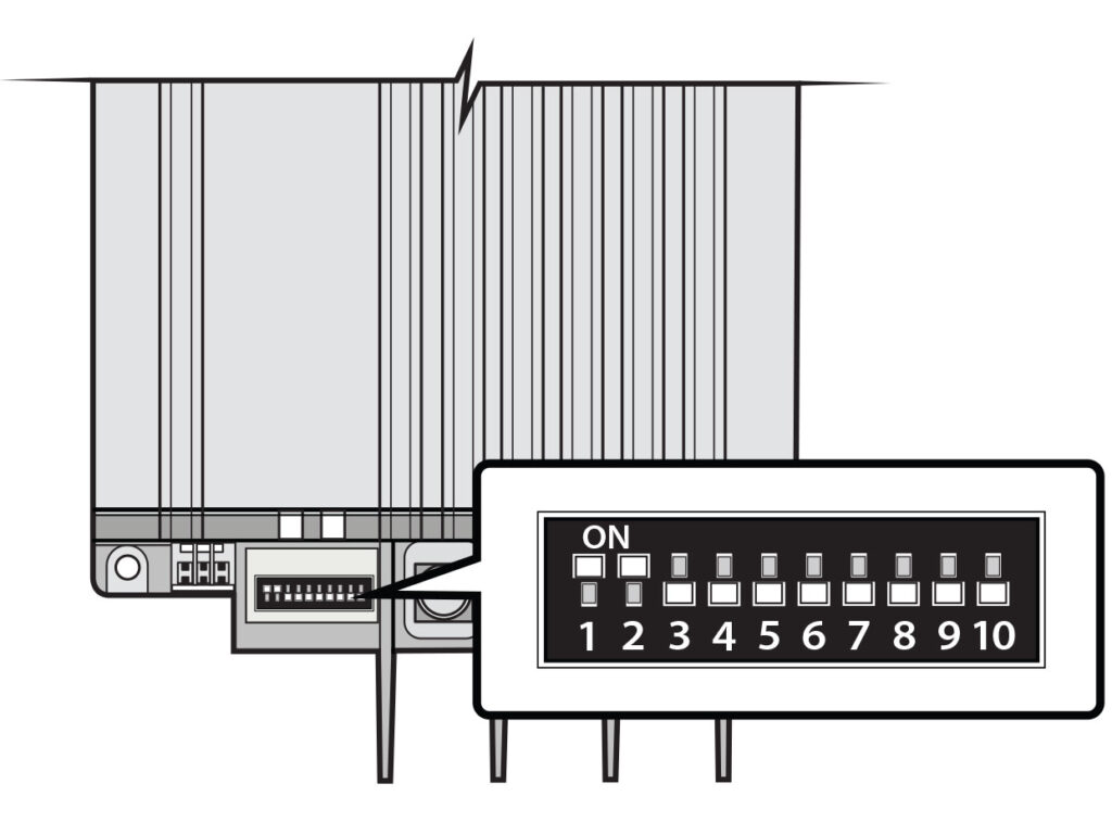 Set the Dip Switches