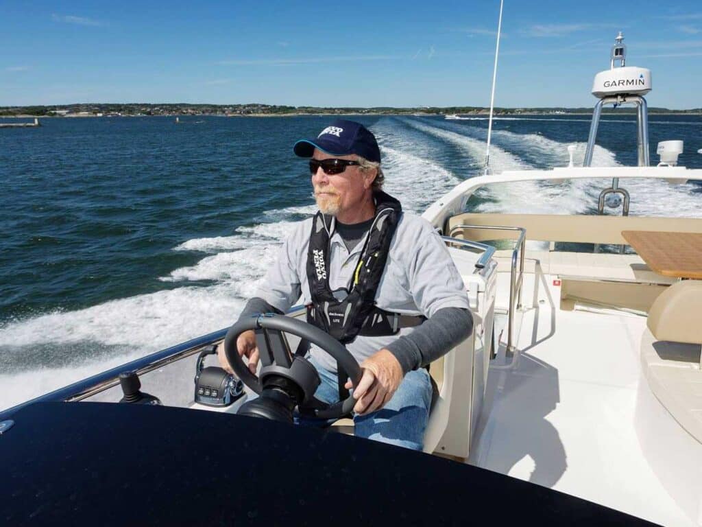 Kevin Falvey at the helm