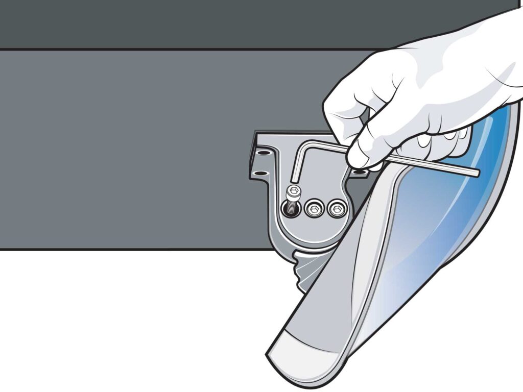 Reassemble the mirror