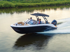 Bayliner V20 on the lake