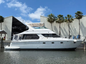 Carver boat named Fluidity ready for cruising
