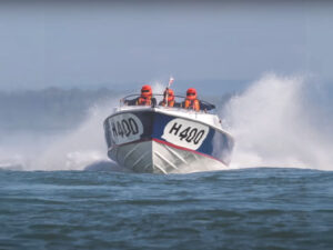 Thunderstreak is a talking Bertram boat